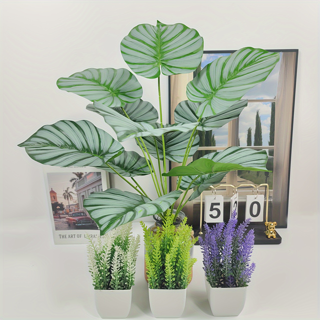 

1pc Lifelike Artificial Bamboo Plant - Perfect For Home & Office Decor, Ideal Housewarming Gift, No Pot Included