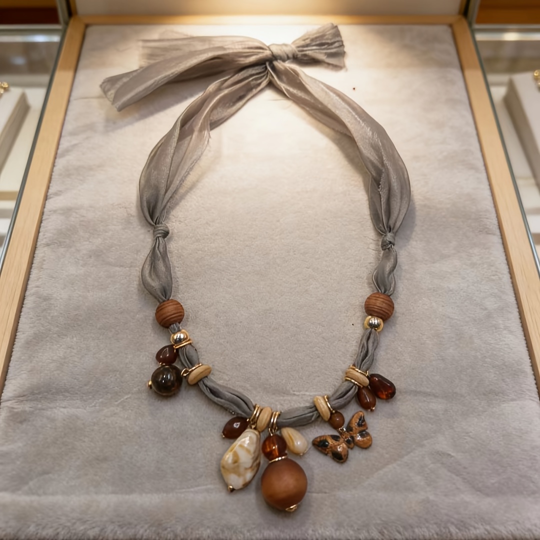 Plated Bohemian Retro Layered Necklace for Parties