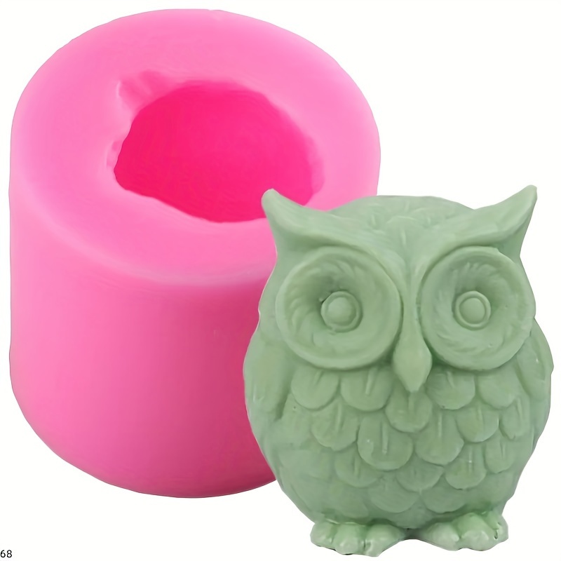 

3d Owl Silicone Mold For, & Aromatherapy Crafting