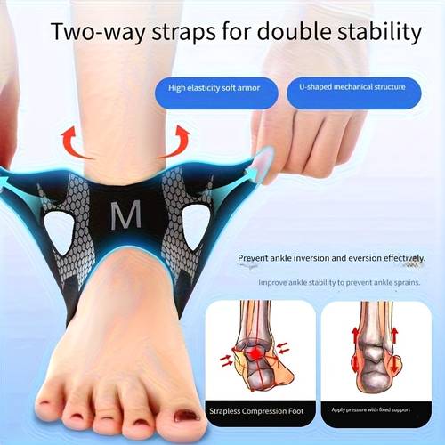 2pcs heavy duty ankle support braces suitable for basketball training compression fit ankle stabilizers with lace up closure anti ankle for men women suitable for hiking sports