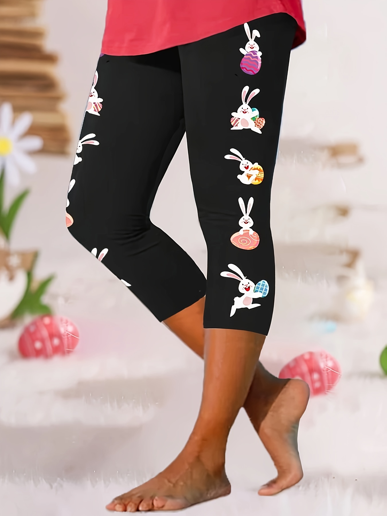 Easter Day Yoga Leggings for Women High Waist Happy Bunny Cute Bunny Rabbit  Workout Patterned Tights for Women, Blue-a, Medium : : Clothing,  Shoes & Accessories