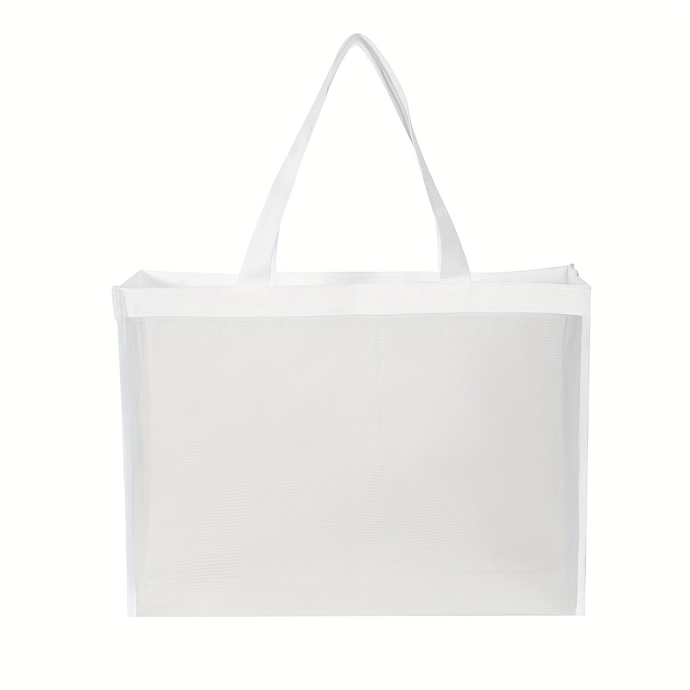 TEMU Large Capacity Mesh Beach Travel Tote Bag