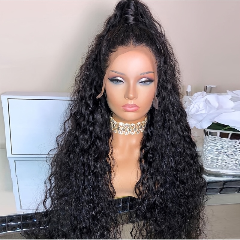 

Elegant Afro Curly Kinky Wig For Women, Unisex-adult, 100% Density Long Curly Synthetic Wig, Fiber, Lace Front Wig