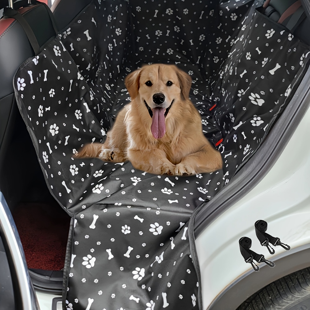 Car Pet Mat, Oxford Cloth Anti-scratch Dog Car Seat Cover For Rear Double Seats