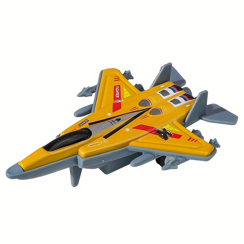 Mini Inertial Power Metal Airplane Toy - Durable Alloy Structure