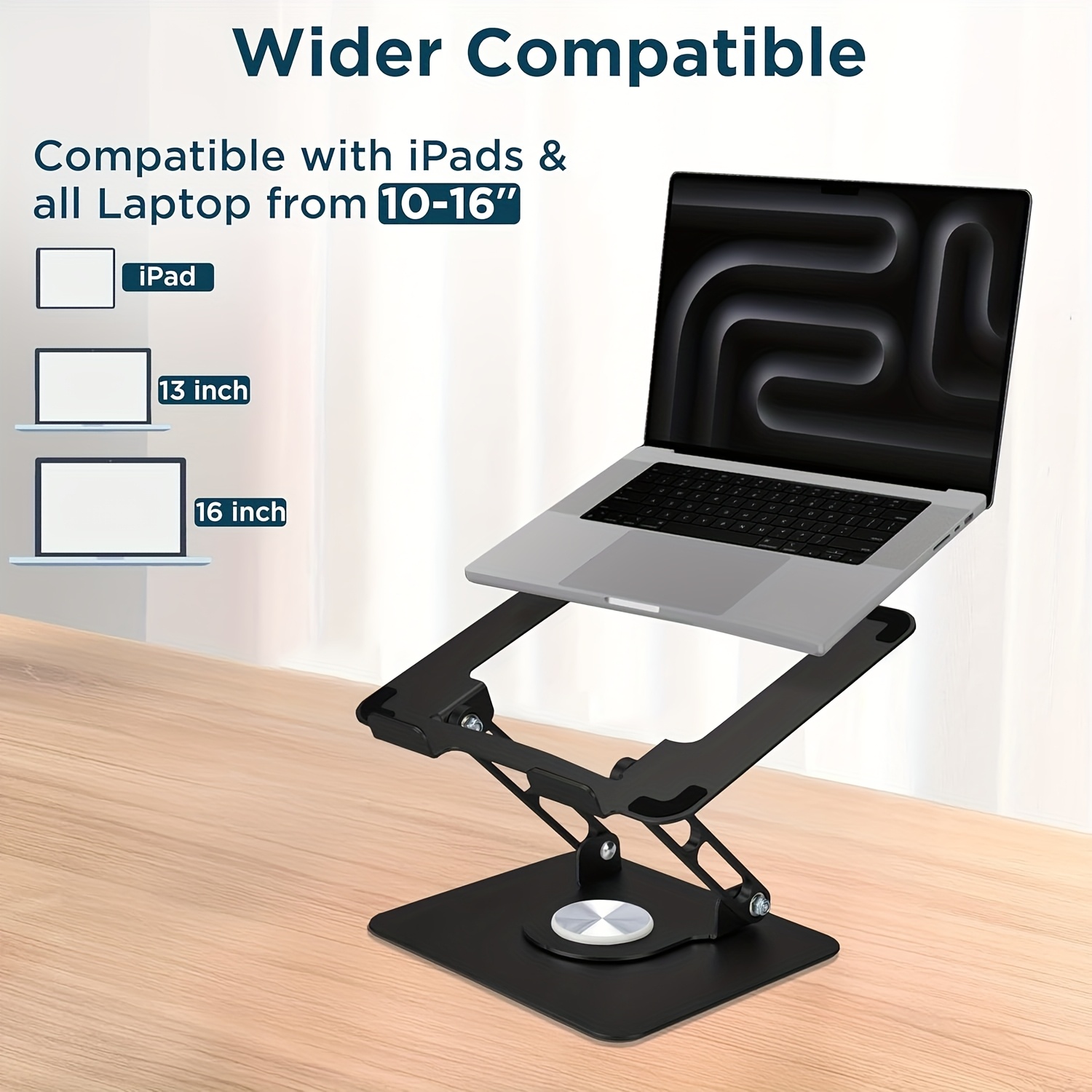 360 Degree Rotating Laptop Stands - Cooling & Support