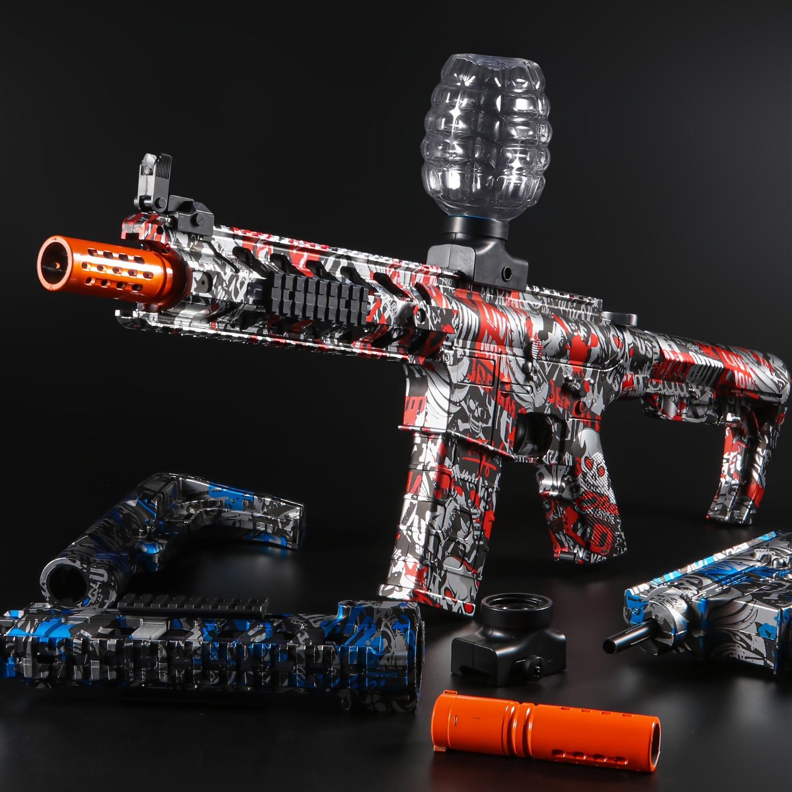 Realistic Custom Painted Nerf Gun Cosplay Halloween