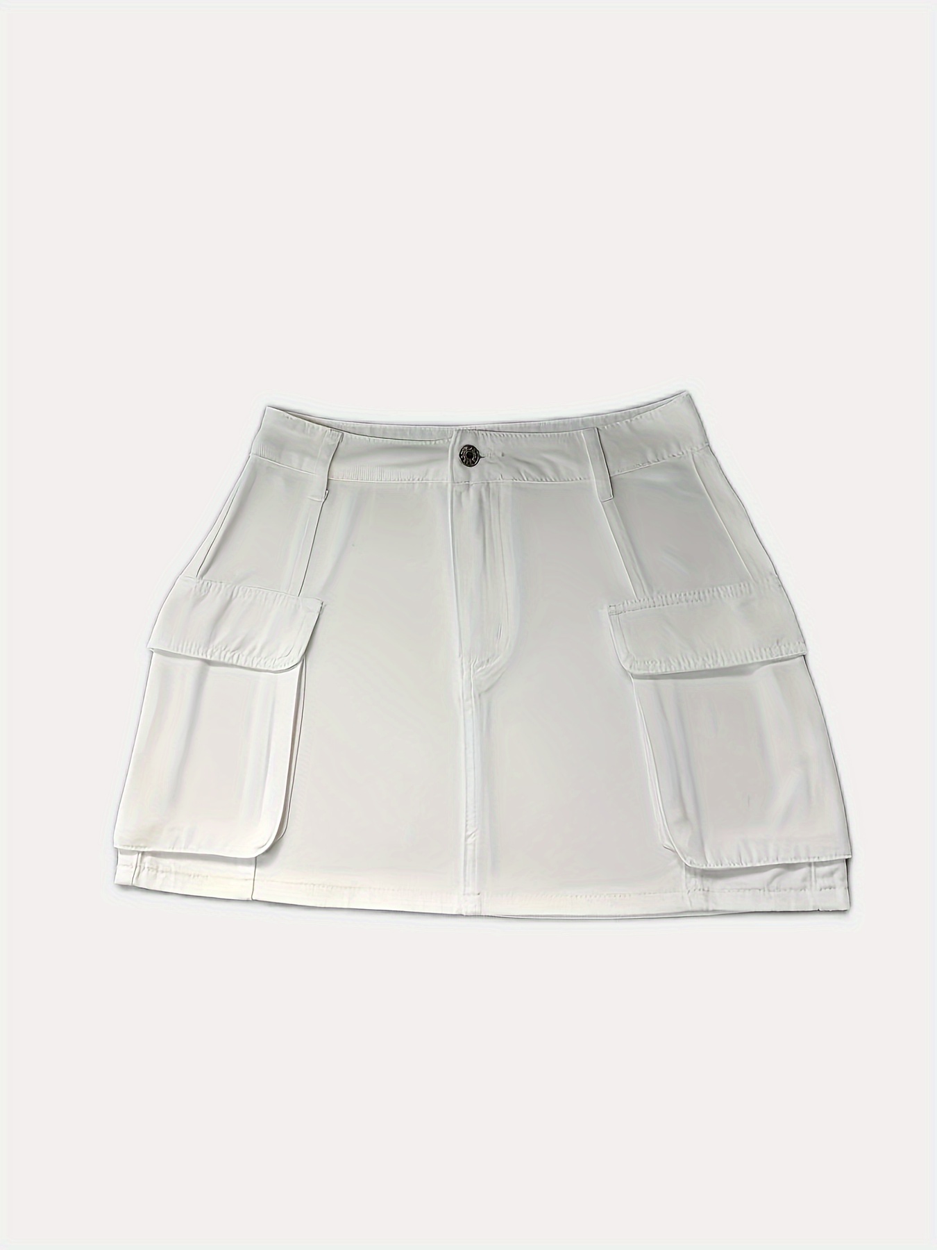 women's high waist y2k style cargo denim mini skirt large Temu