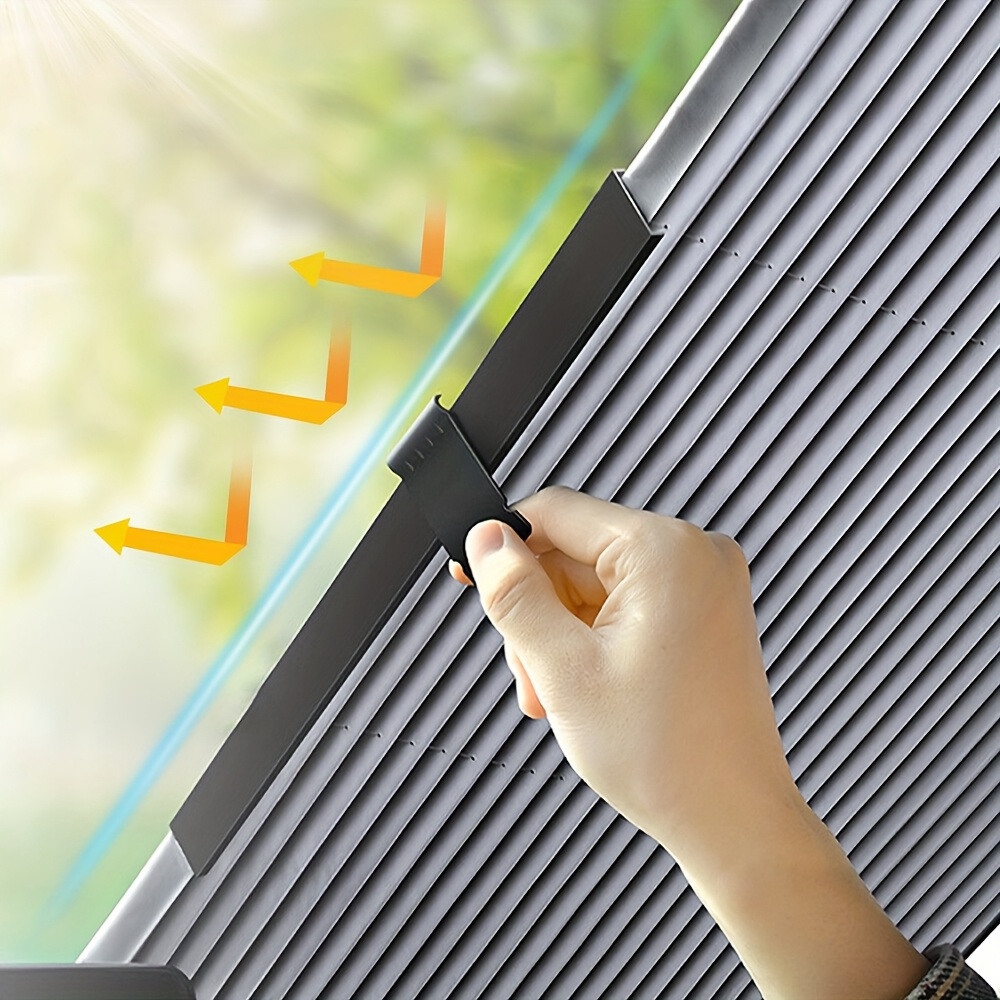 TEMU Foldable Car Windshield Sunshade Sun Protection Front Windshield