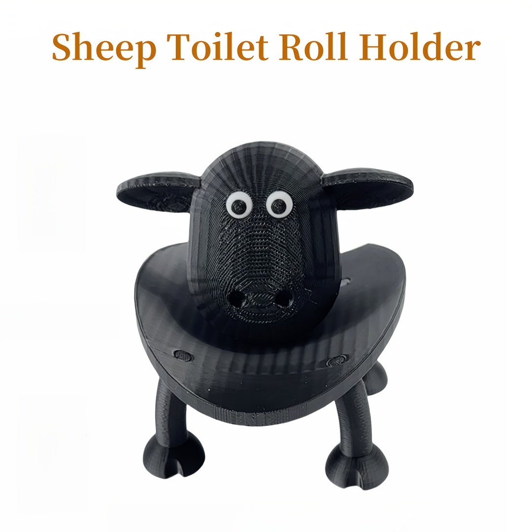 

Sheep Toilet Paper Holder Fun Toilet Paper Holder, Bathroom Set - 3d Printed Toilet Paper Holder - Fun Paper Towel Roll Storage - Cute Bathroom Decoration - 1pc