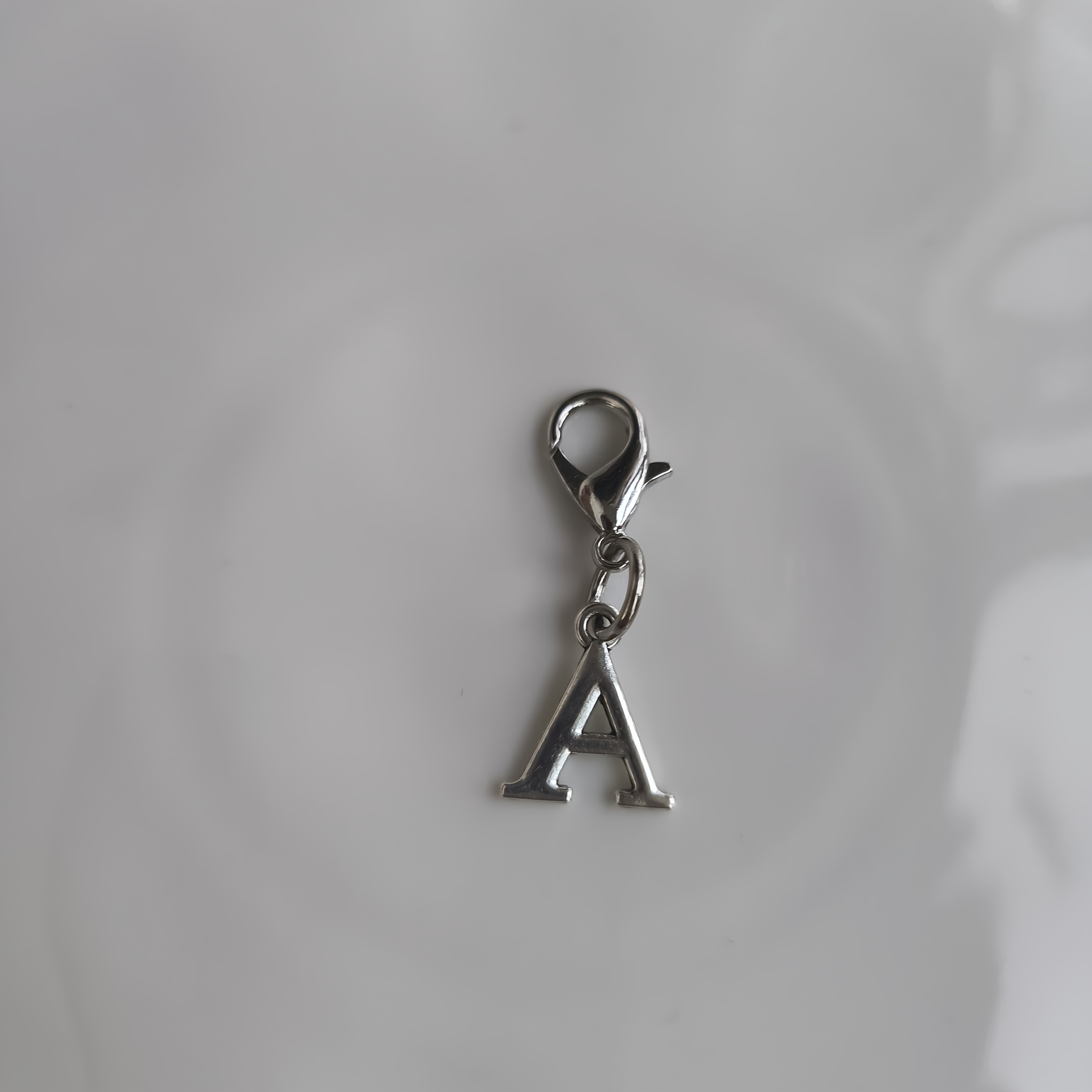 1pc Mini Initial Keychain - With Lobster Clasp, Perfect For Wallets, Backpacks, Shoes And Car Keys - Ideal Birthday Gift For And - Matches Keychains
