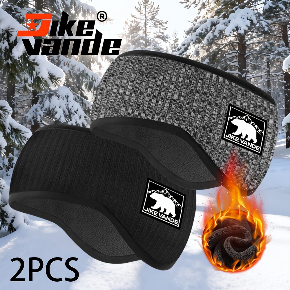 TEMU Winter Ski Earmuffs - Windproof, Ear Muffs For Men And Women. Men's Ear Muffs For Outdoor Sports, Cycling, Running, Fitness, Camping. Cold