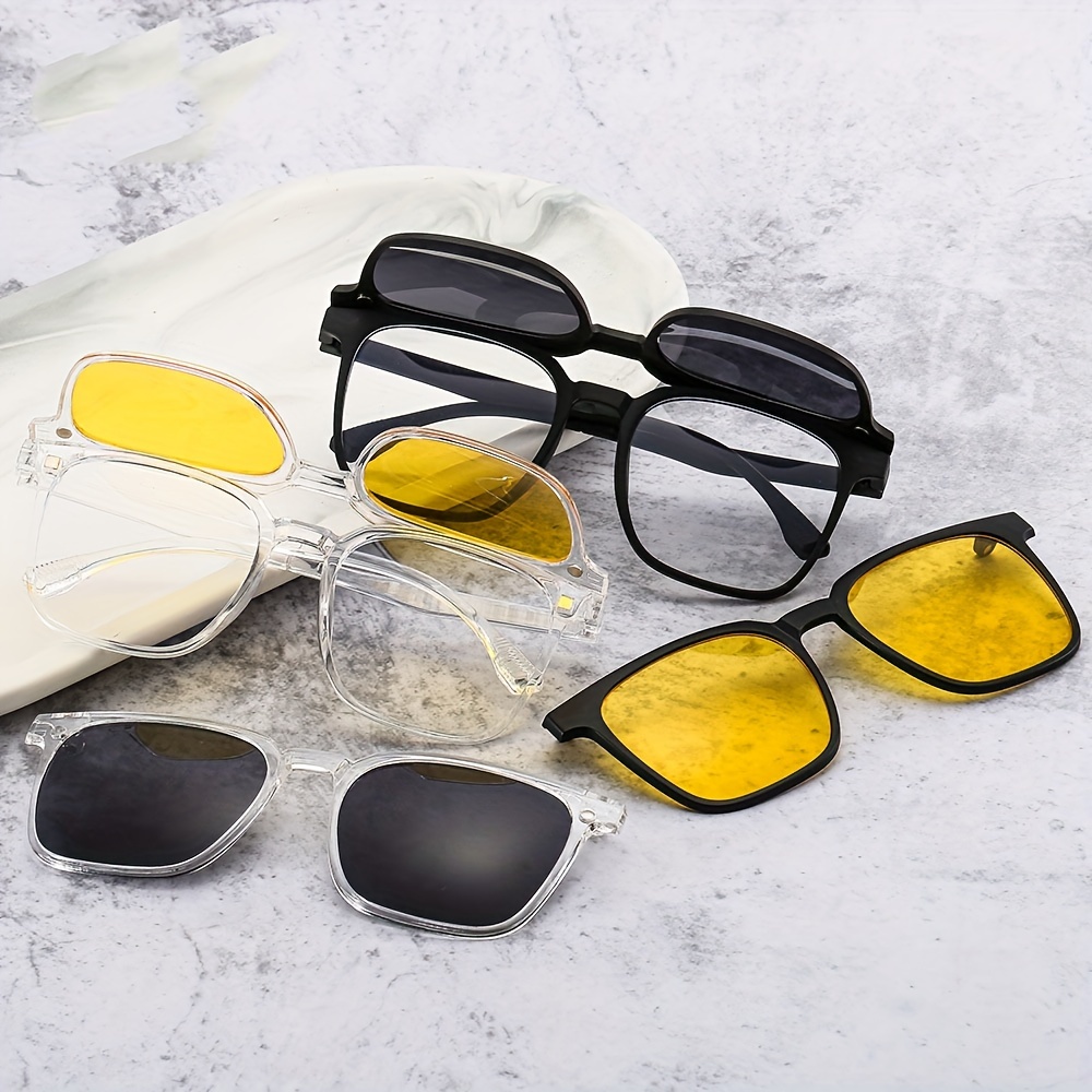 LANMOK 2Stk Stark Magnetisch Brillenhalter Edelstahl Brillenclips  Kurzfristige Brillen Aufbewahrung Halterung für Brillenträger Sonnenbrille  VDU Lesebrille auf der Kleidung Hemd Jacke zur Befestigung : :  Drogerie & Körperpflege