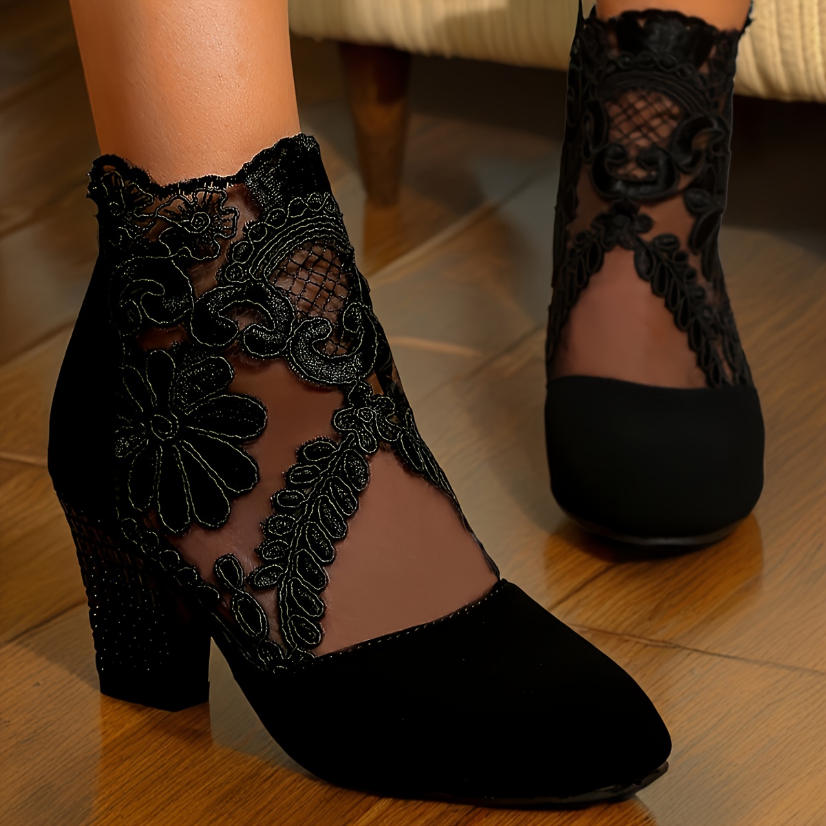 dress boots sold on Temu Canada