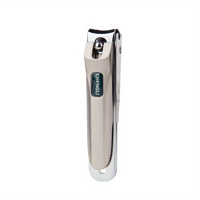 Image of 1pc Nail Clippers, Fingernail And Toenail Clipper Cutter, Thick Nail Trimmer, Stainless Steel Toenail Clipper For Manicure And Pedicure