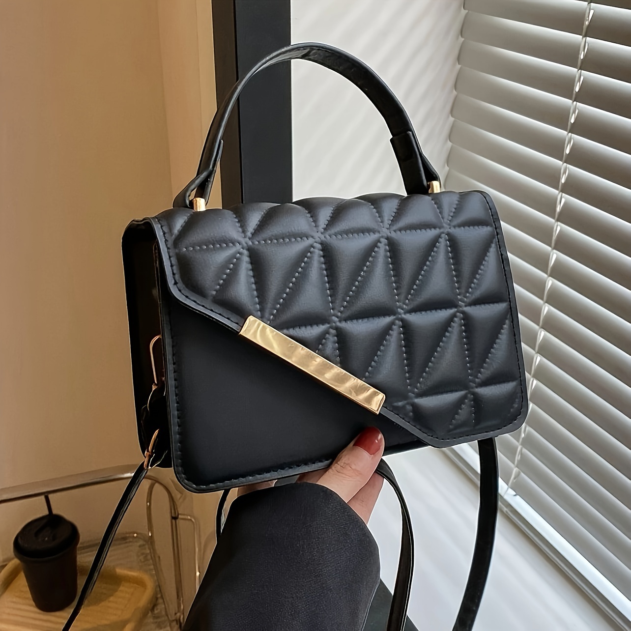 

's Quilted Bag - Fashionable , , , No-lining,