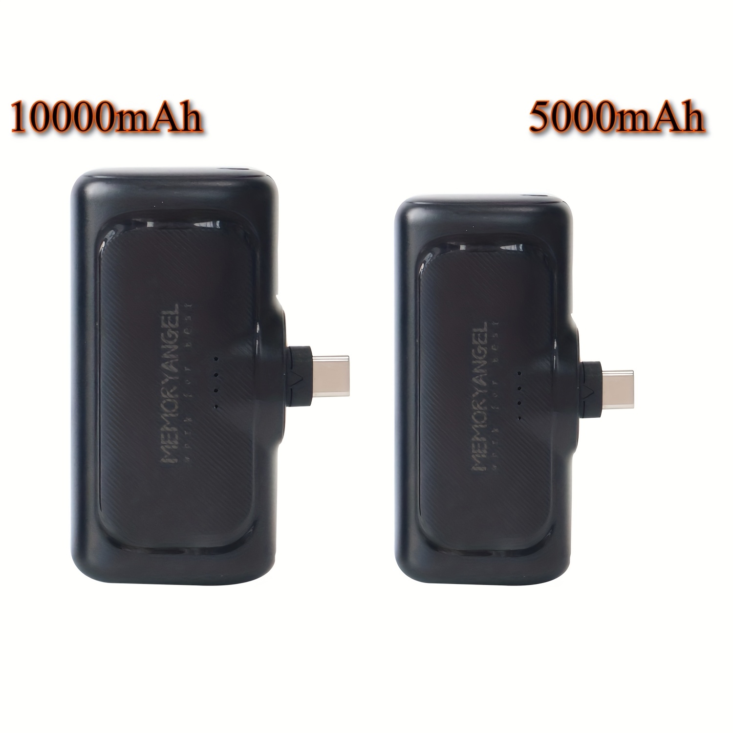 22.5W Fast Charging 5000/10000mAh Mini Portable Charger -5000mAh Optional 1/2/4pcs USB-C Power Bank with Charging Station.The compact design makes it portable Local warehouse ensures fast delivery, ideal phone accessories for daily use or travel