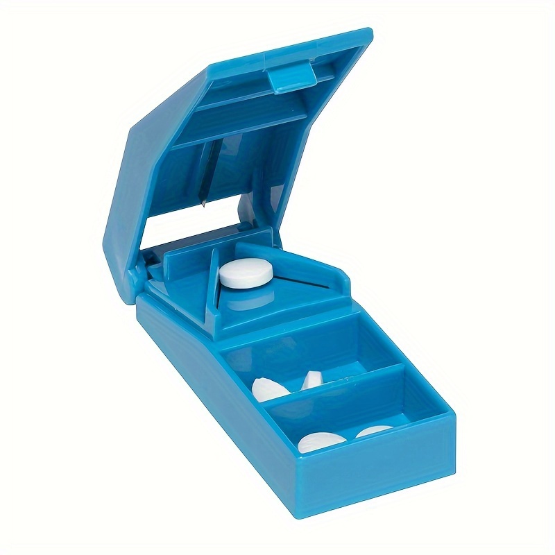 

Compact Cutter And Splitter With Stainless Steel Blade - , Ideal For Small And Large Pills, Includes Protective Case