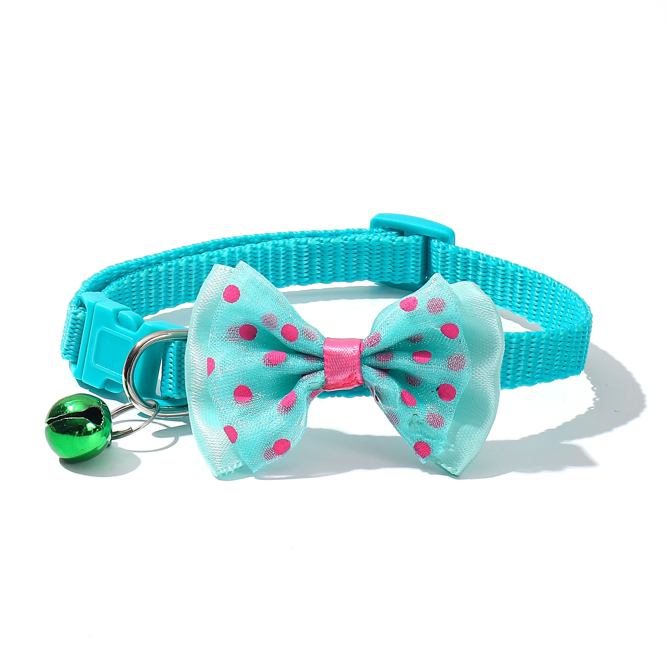 1pc polka dot bow pet collar adjustable   suitable for small cats and dogs Product details 7