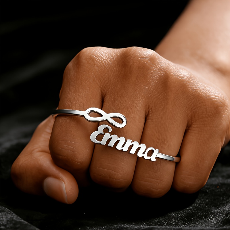 Custom New Personalized Fashionable Minimalist Infinity Loop DIY Bracelet