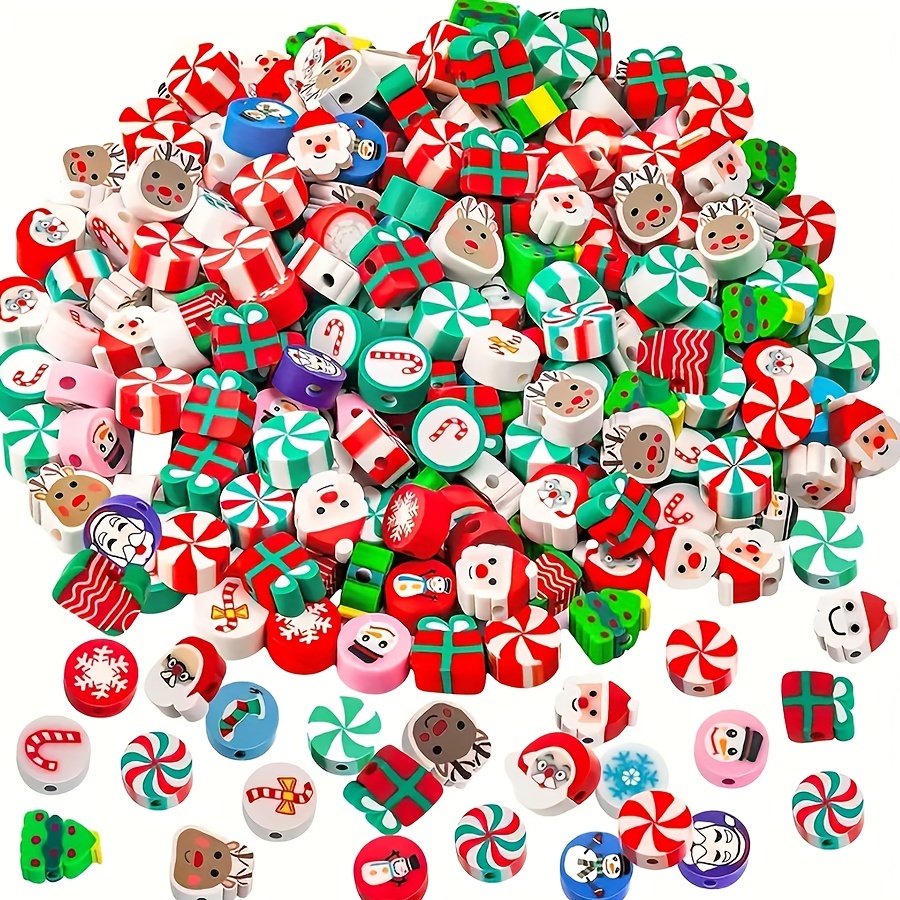 

100pcs Christmas - Mixed Spacer For , Bracelets, & Necklaces