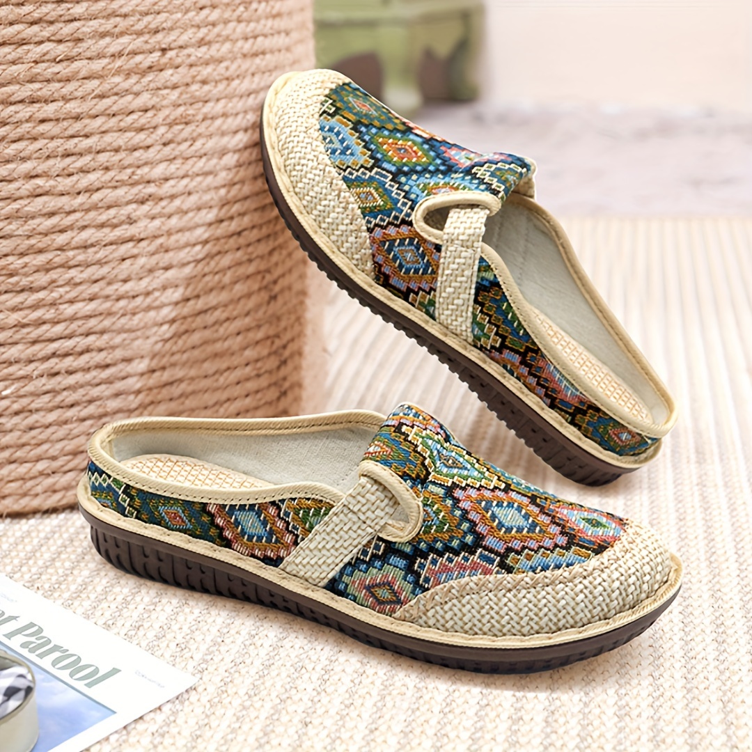 colorful geometric print shoes women s soft sole lightweight details 1