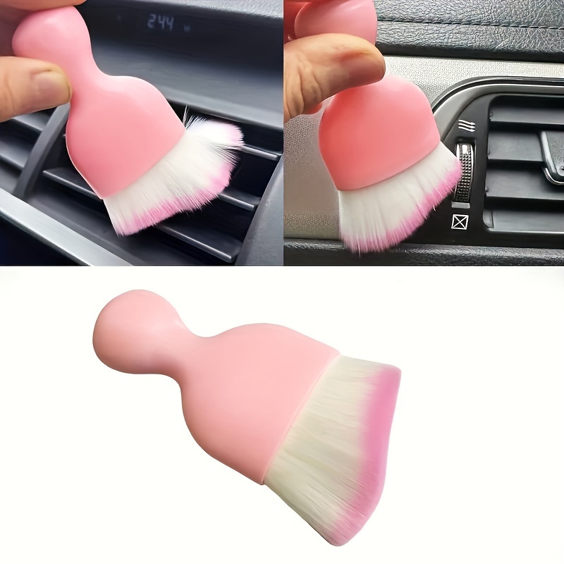 

4pcs Soft Car Interior Detailing Brush - Upholstery Care For Air Conditioner, Air Vents, And Dust - Maintenance Tool For Car Owners