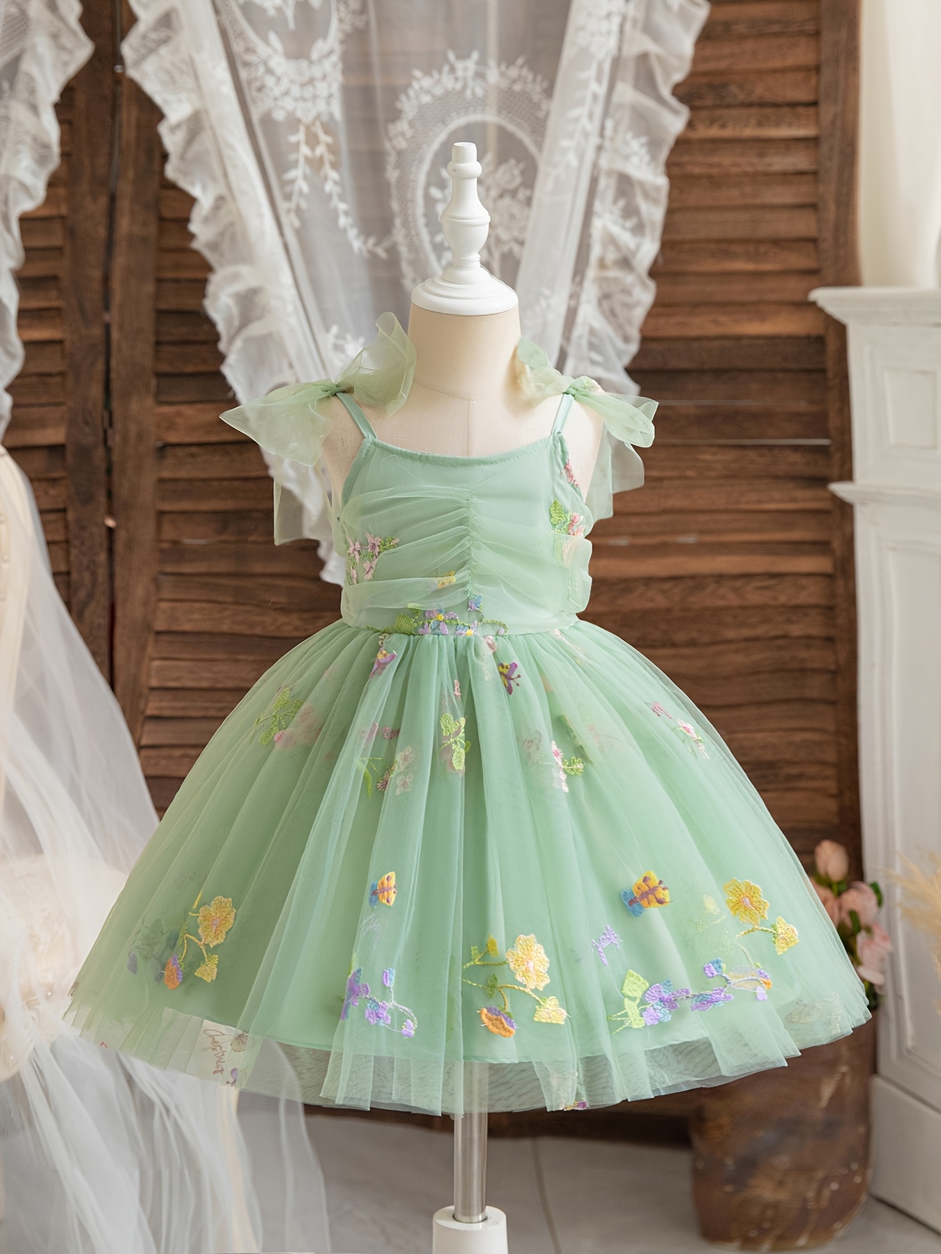 blue dress for baby girl Baby Girl 1 Year Birthday Outfit main image 0