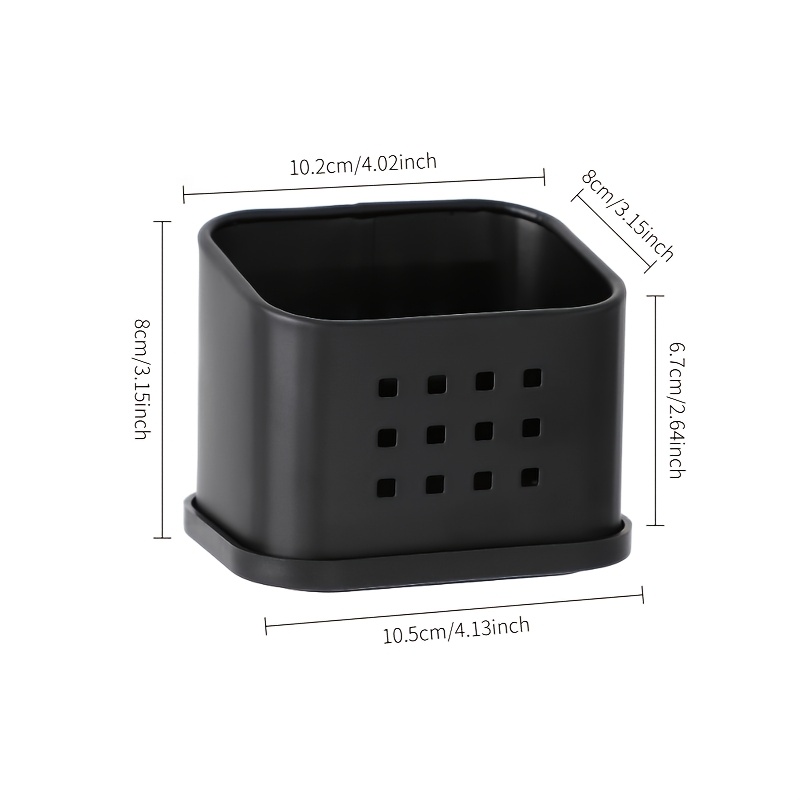 TEMU Égouttoir pour éponge à vaisselle en acier inoxydable, support de rangement, égouttoir à eau, organisateur de cuisine, support pour éponge