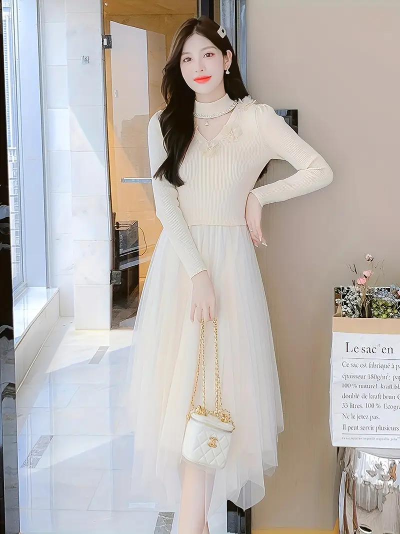 white long sleeve choker dress Choker Neck Long Sleeve Open Arm Detail Mini Dress In White | EGO US