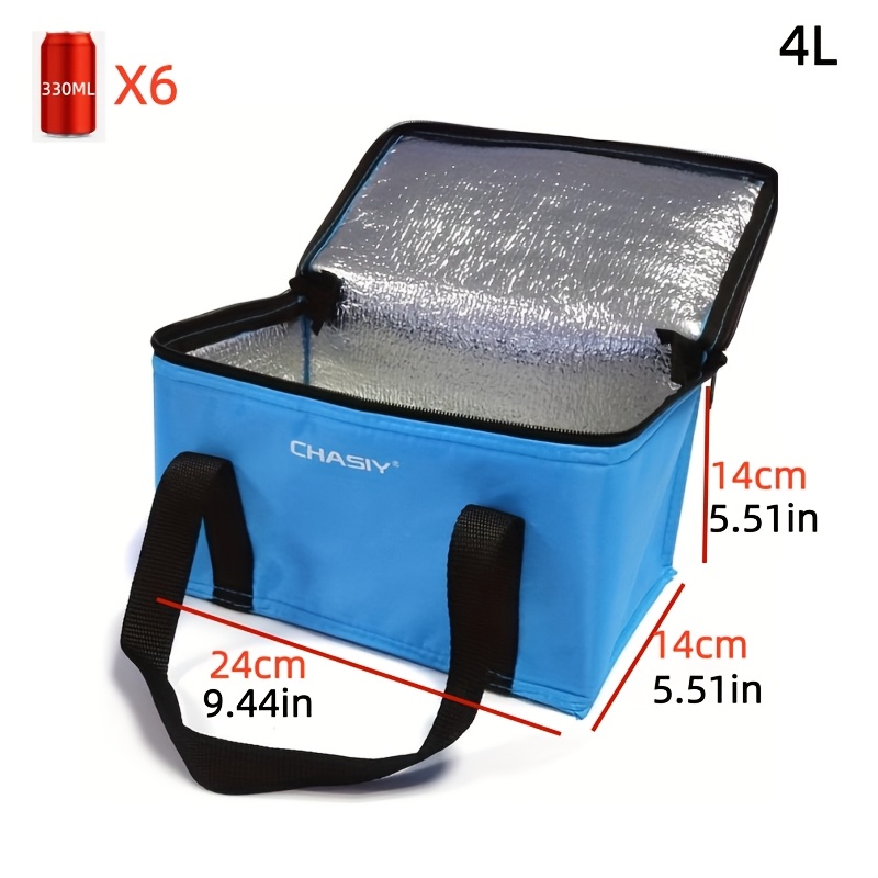 Image of Portable Insulated Bags, Ice Packs, Small Insulated Bags, Hand-held Refrigerated Bags, Outdoor, Travel, Beach Insulated Bags