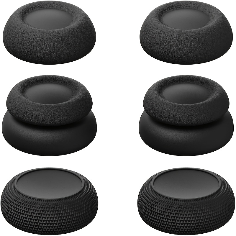 

Portal 6pcs Set Of Joystick Cap Simulation Joystick Protective Covers - Black