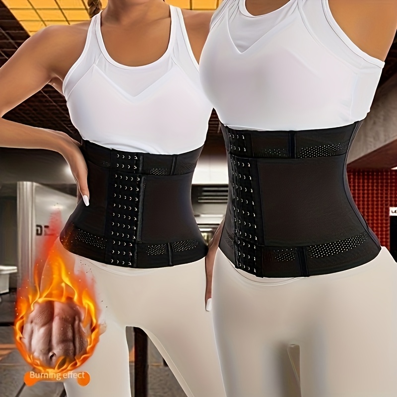 Double Adj. Belt Abdominal Waist Trainer Trimmer COMFREE Sauna Waist Trimmer Belt Men Workout Waist Trainer  main image 4