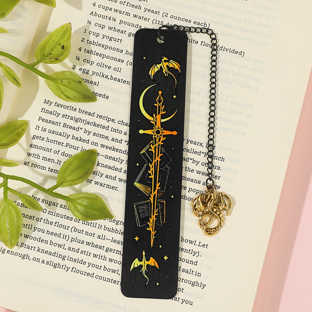 E-shop Fantasie-Drachen-Lesezeichen aus Edelstahl, Metall-Seitenmarker mit aufwendigen Schnitzereien, für Buchliebhaber, Leser, ideales Geschenk für