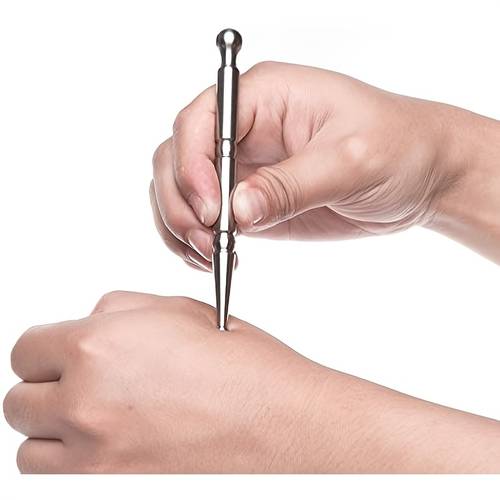 stainless steel deep tissue ergonomic acupressure tool for full body relaxation trigger point manual massager for back neck more precision massage tool durable