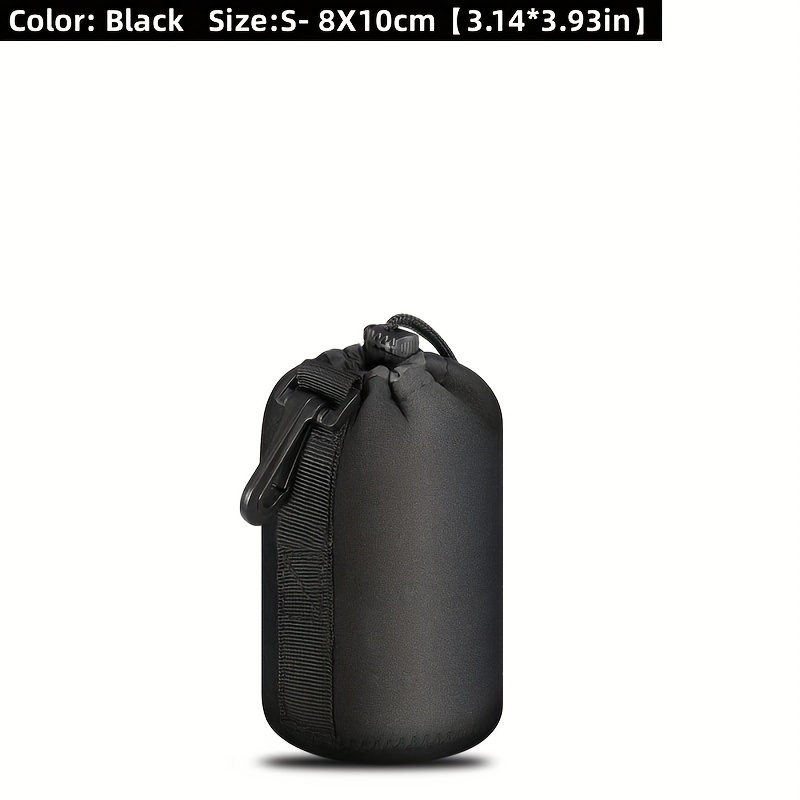 Rf11 Camera Lens Pouch Bag Lens Soft Drawstring Protector Case For For Most Digital Slr Cameras