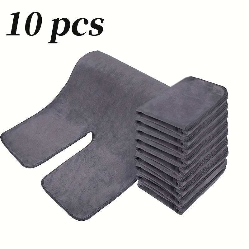 TEMU Quick-drying, Super Absorbent, -shaped Beauty Towels, Soft And Comfortable, Suitable For Beauty Salons, Skincare, And Masks, Towels Without