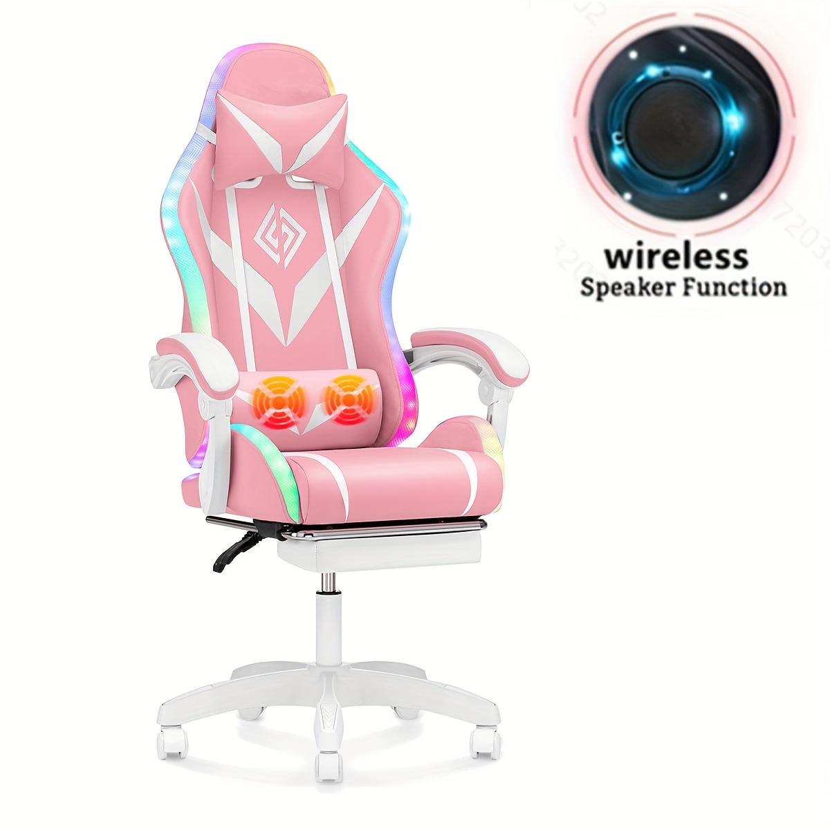 Office Chair Reclining Gaming Chair With Speakers Gaming Chairs