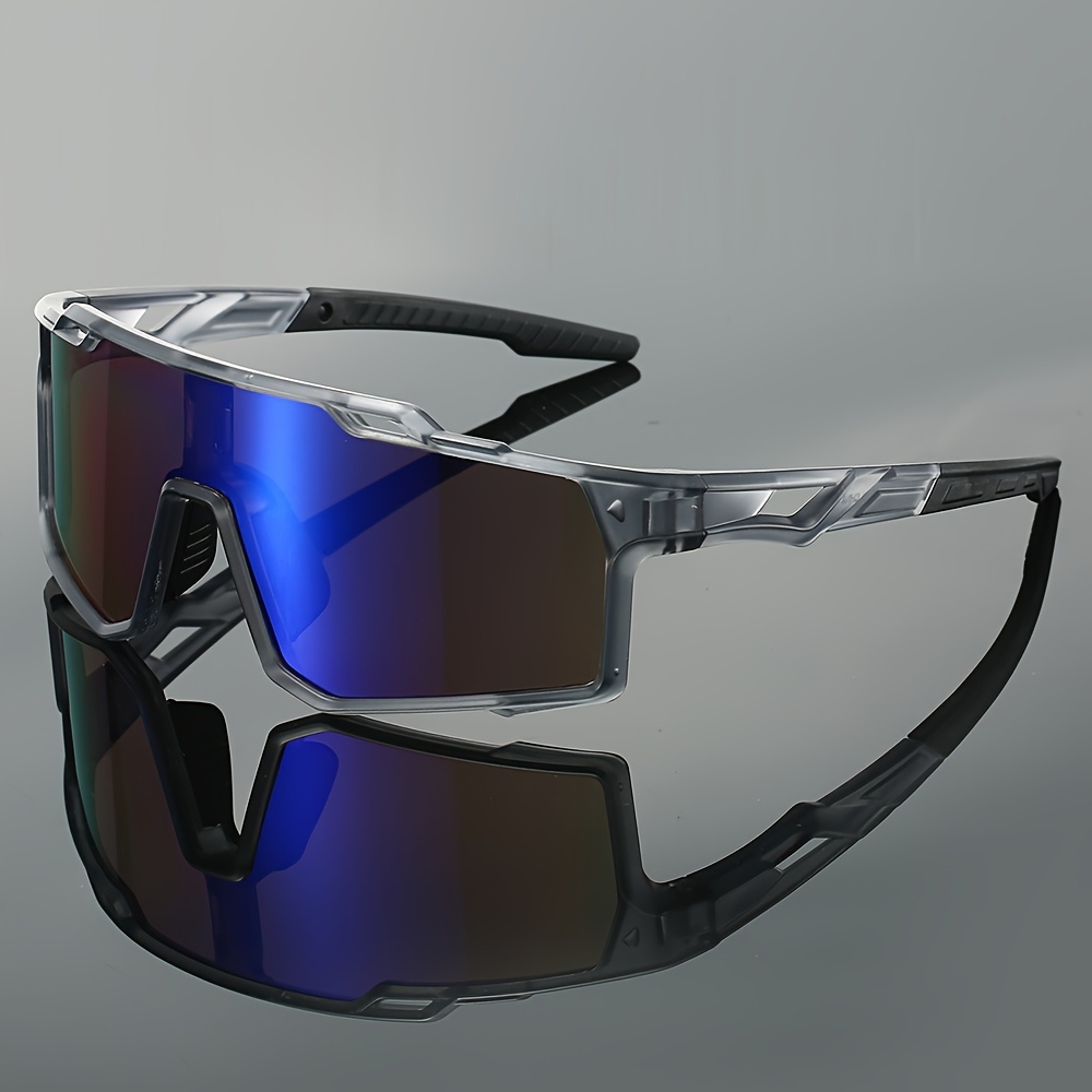 

Lunettes de Sport pour Hommes - Multicolores, Monture en PC pour le Cyclisme & Activités en , Chiffon de Nettoyage