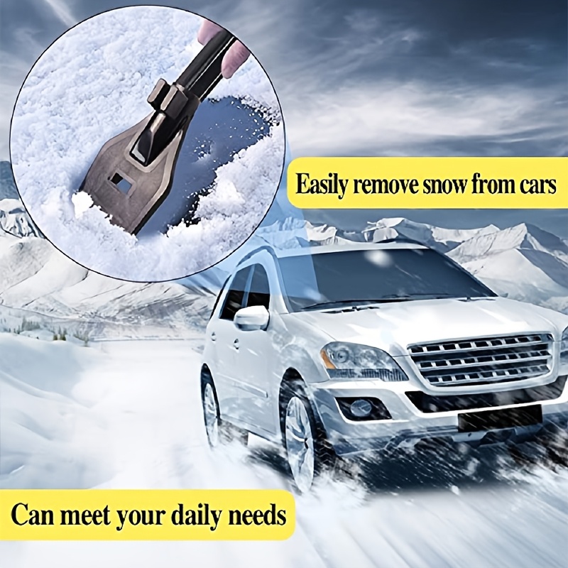 winter   tool kit detachable snow shovel brush and ice scraper for car truck and garden outdoor glass wall and patio   kit with carry bag details 5