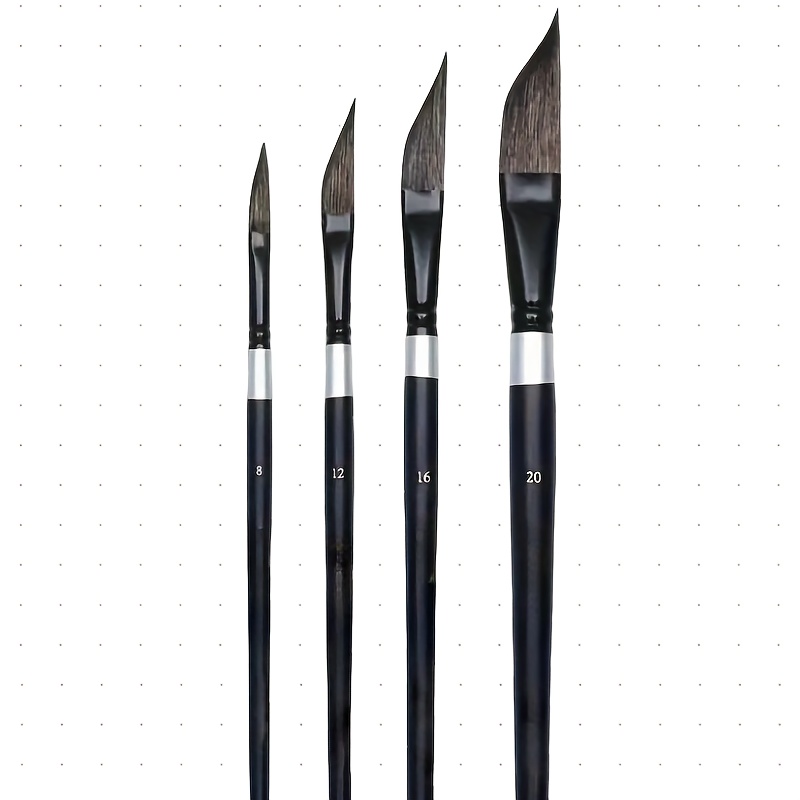 4pcs Watercolor Brush Set, Professional Artist-Grade Brushes