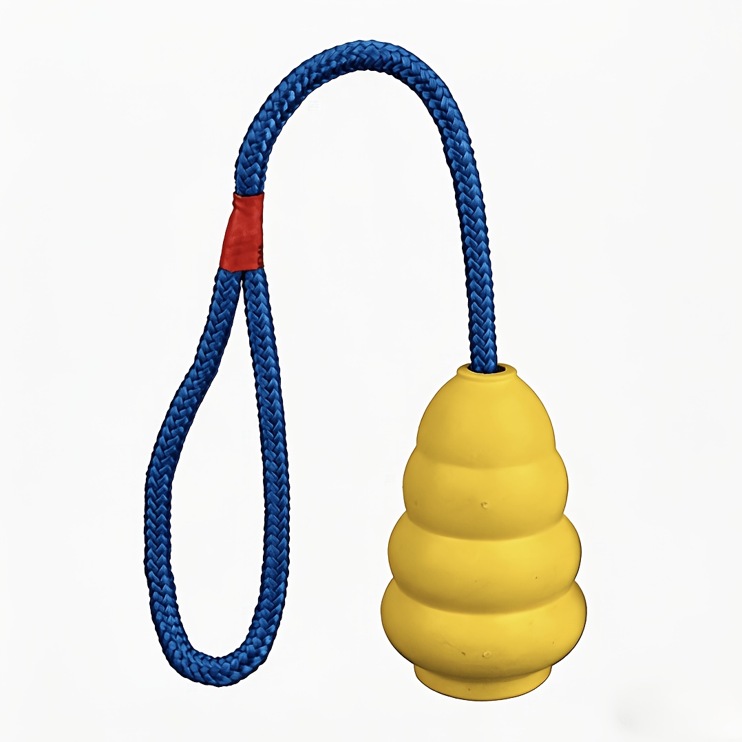 TEMU Natural Non-toxic Rubber Dog Chew Toy, A Self-entertaining, Teeth- Dog Toy