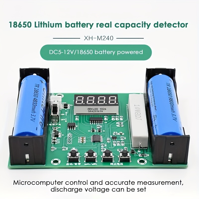 

Xh-m240 Battery 18650 Lithium Battery Actual Capacity Tester Module