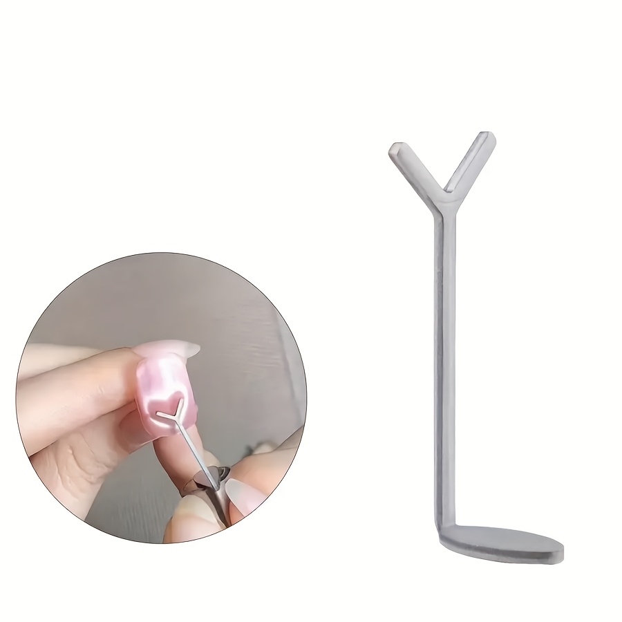 2pcs Y-Shaped Nail Art Tool Attachments for Cat Eye Patterns