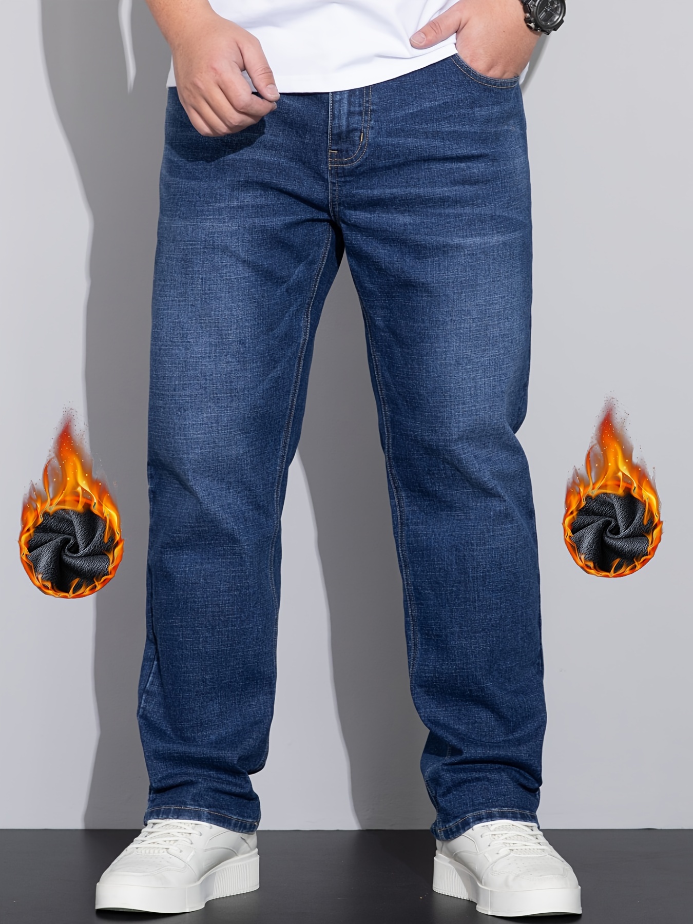 Jeans Vaqueros Forrados Hombre Qazel Vorrlon Vaqueros Forrados Con