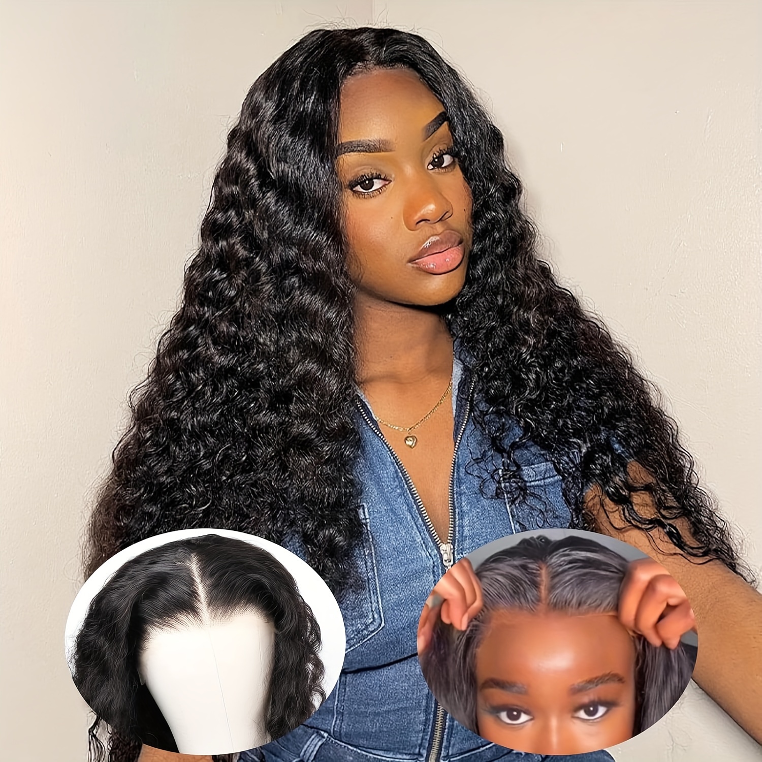  13x6 Deep Wave Lace Front Wigs Human Hair Deep Wave