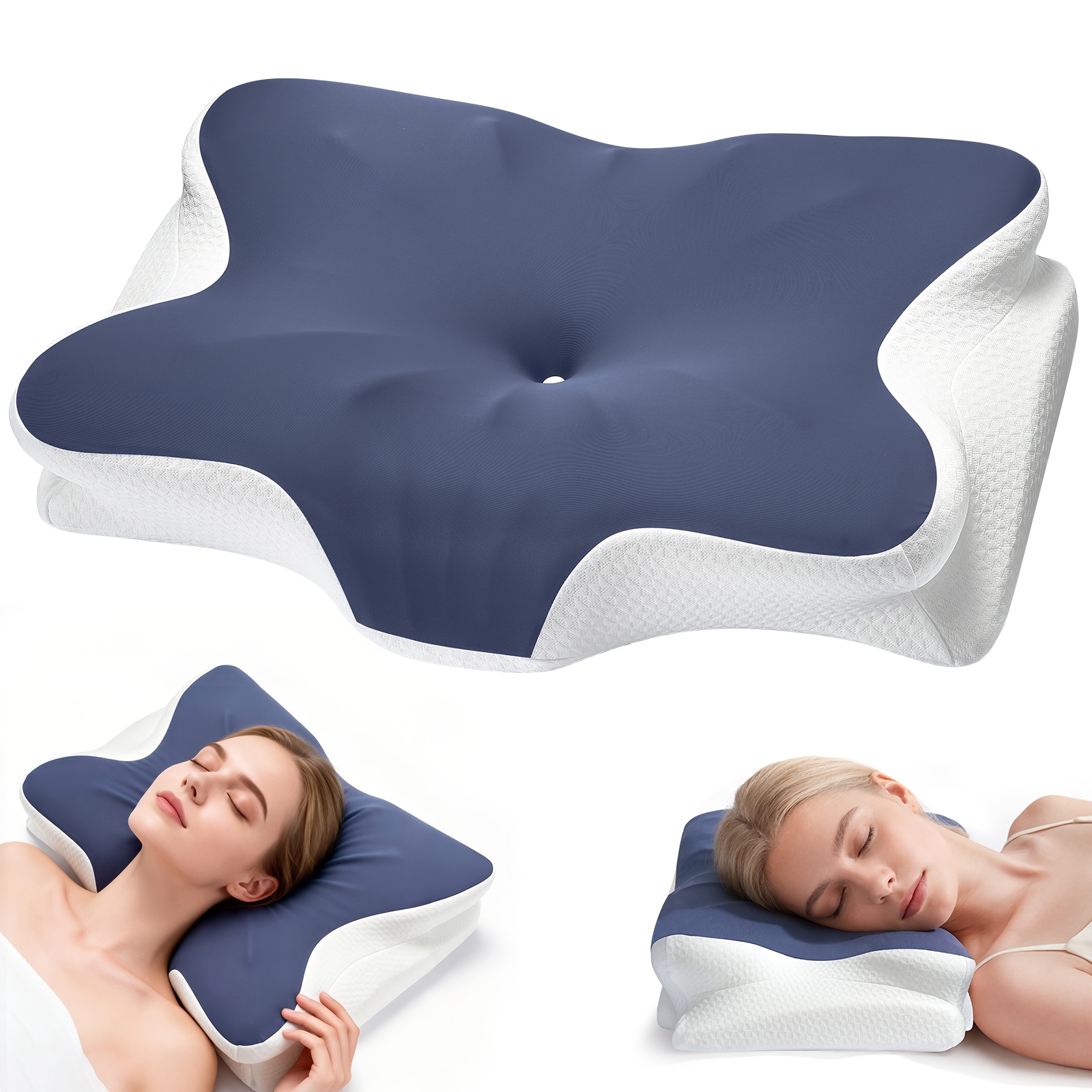 Image of Neck Cushion, The For Family, , , Ergonomic Cushion, Scent- Pillows For , Cooling Pillow For Side, Back, And Stomach Sleepers
