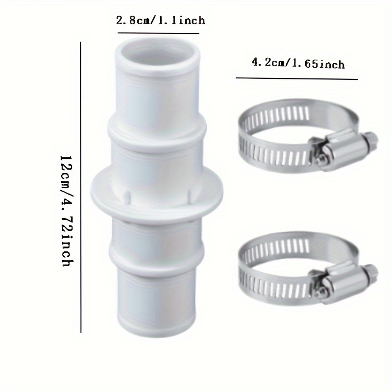 Pool Hose Adapter Set 1 1 Connectors Vacuum Pump Filtration - Temu