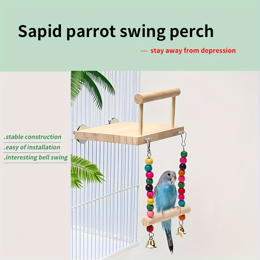 Pet Bird Perch Stand, Parrot Perch