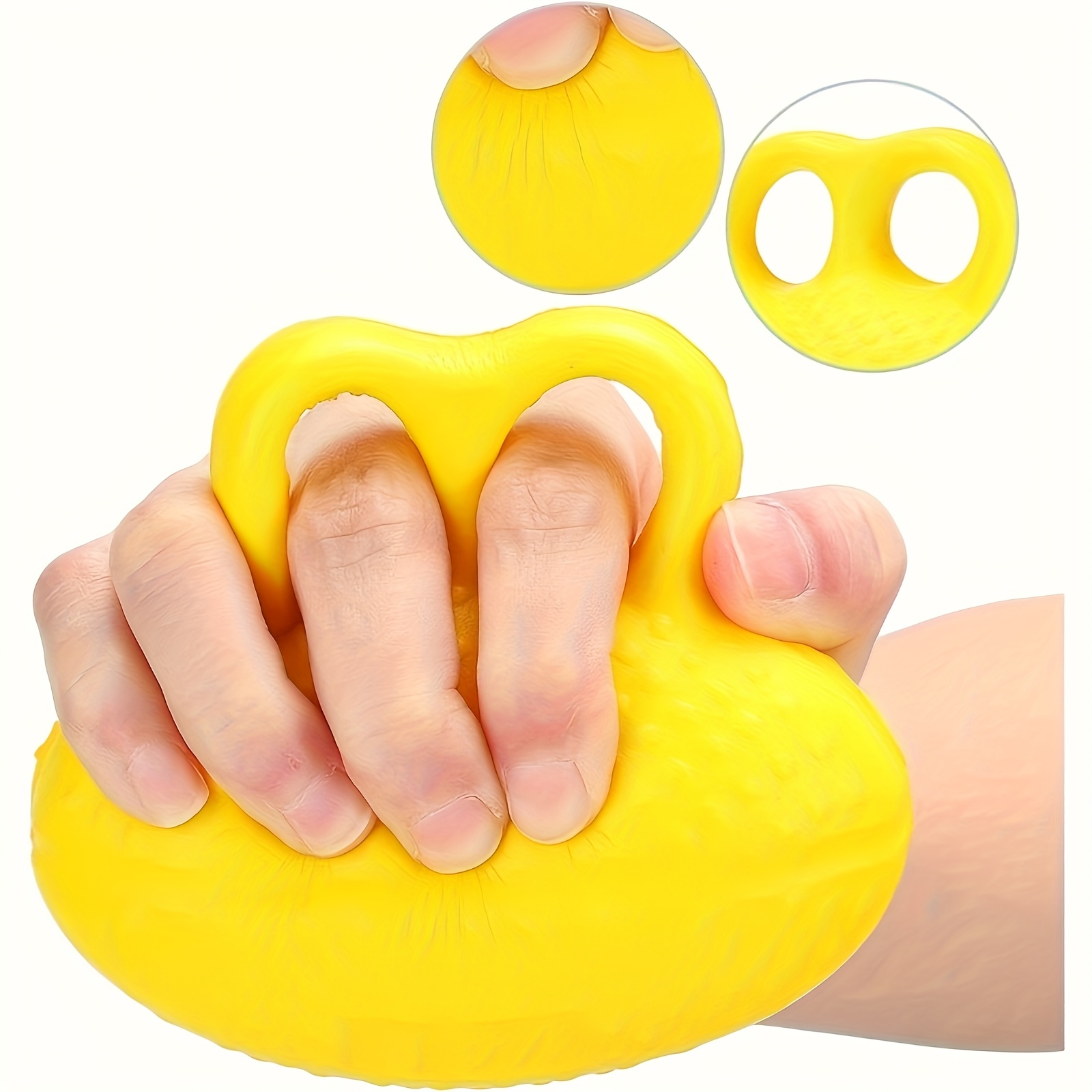 High Elasticity PU Grip Ball, Suitable for Rehabilitation and Finger Strengthening - Egg Shape, Non-toxic Hand Strengthener, Usable in All Four Seasons - Image 2